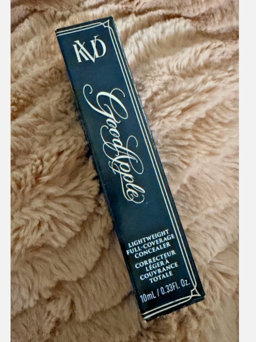 KVD BEAUTY Good Apple Lightweight Full Coverage Concealer - Tan 162 NEW IN BOX
